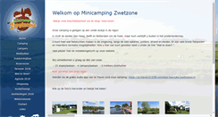 Desktop Screenshot of minicampingzwetzone.nl